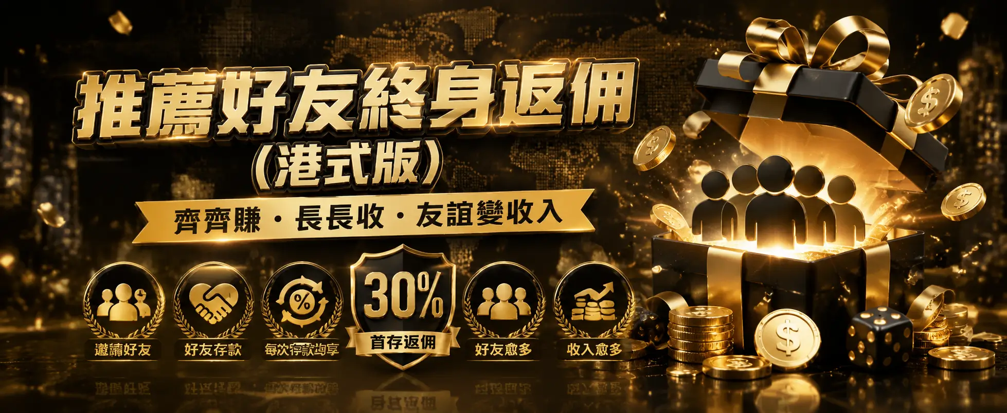 推薦好友佣金機制